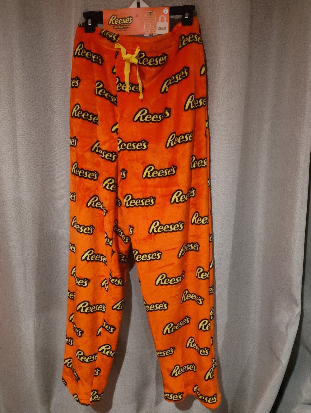 Reese's Peanut Butter Sleep Pajama Pants Bottoms Men's Medium NWT Tote Bag